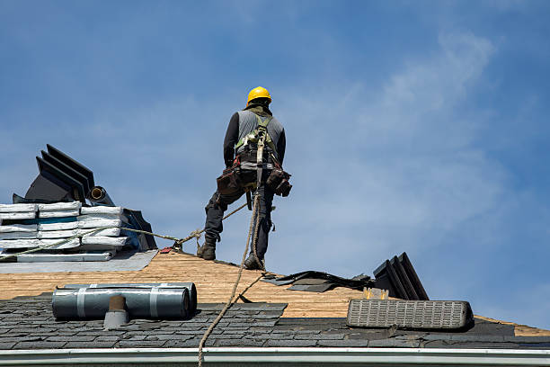 Professional Roof Replacement technician working in Dulles, VA
